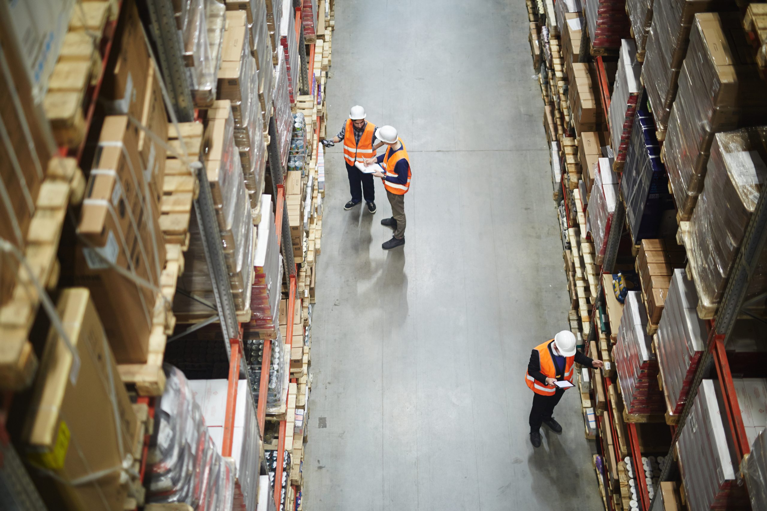 Warehouse Workers Stocktaking